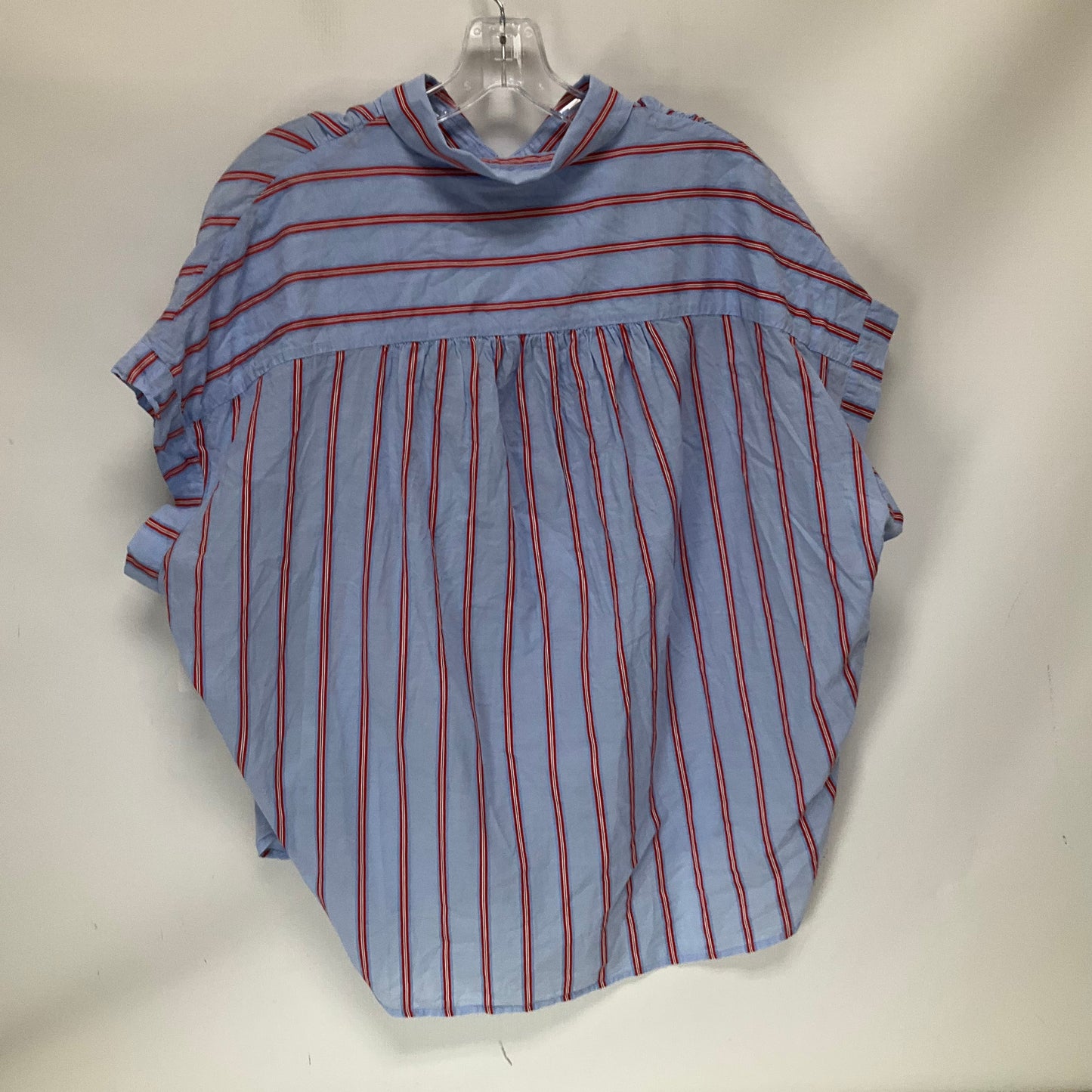 Top Short Sleeve By Madewell In Striped Pattern, Size: Xl