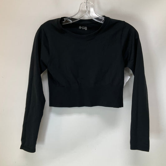 Athletic Top Long Sleeve Crewneck By Aerie In Black, Size: M