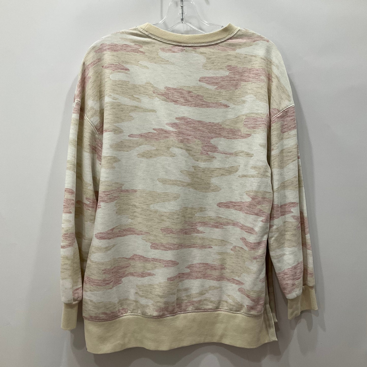 Sweatshirt Crewneck By Old Navy In Camouflage Print, Size: Xs