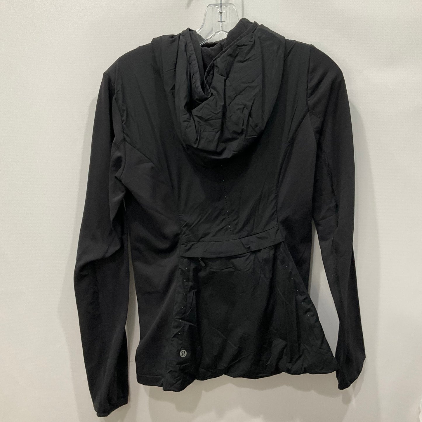 Athletic Jacket By Lululemon In Black, Size: 4