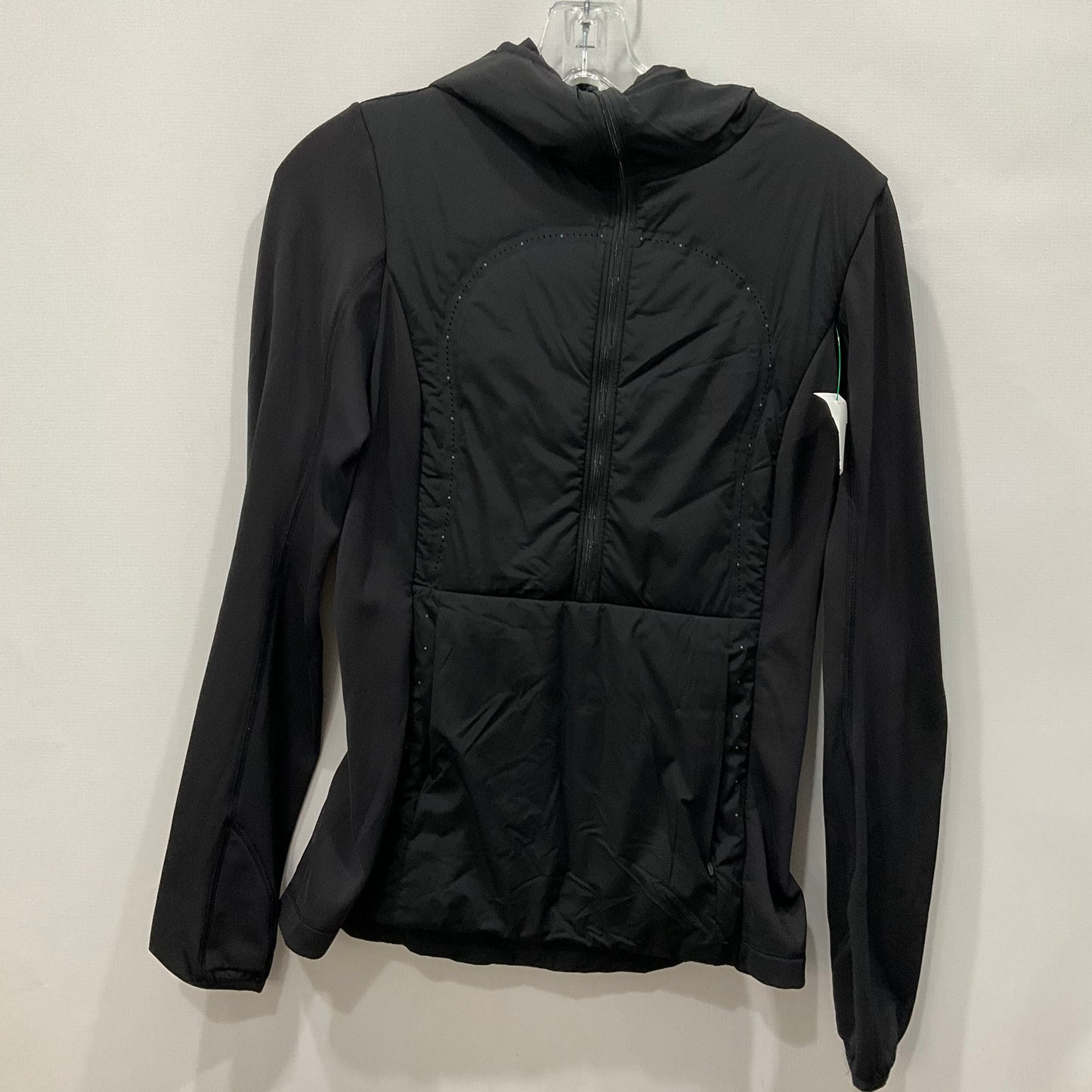 Athletic Jacket By Lululemon In Black, Size: 4