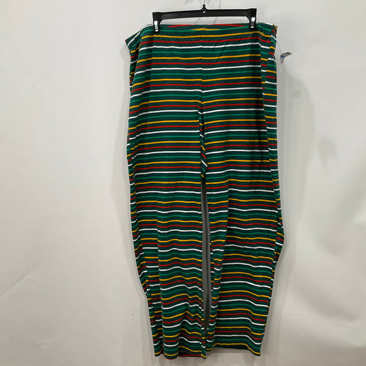 Pajama Pants  In Striped Pattern, Size: Xl