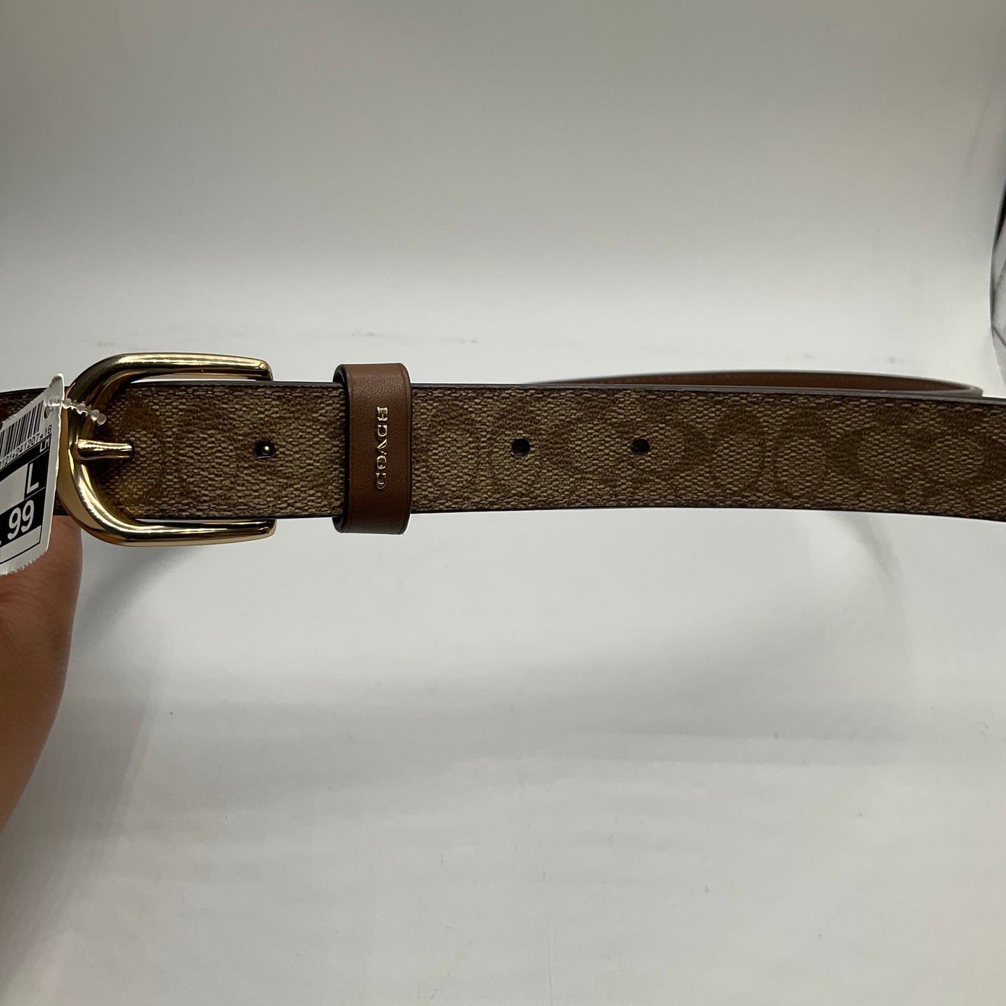 Belt Designer By Coach, Size: Medium