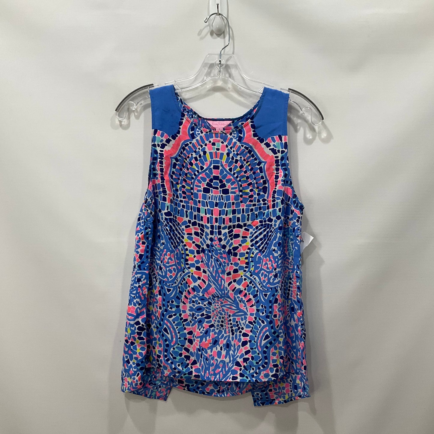 Blue Top Sleeveless Lilly Pulitzer, Size S