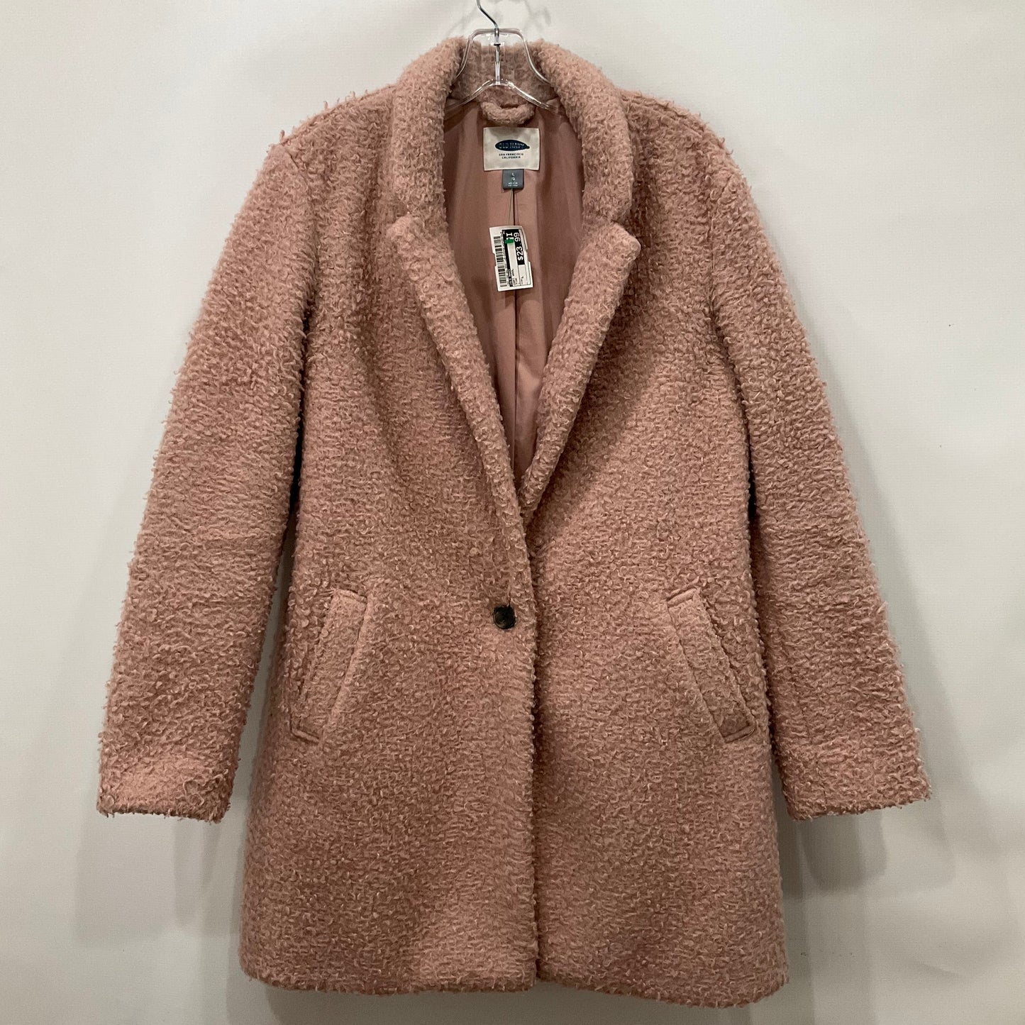 Coat Wool By Old Navy In Pink, Size: L