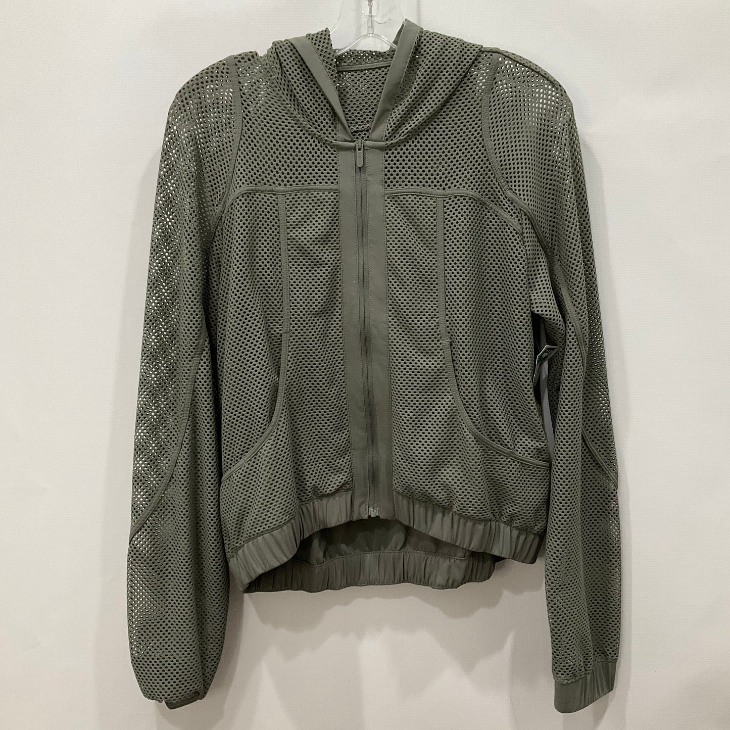 Athletic Jacket By Lululemon In Green, Size: 4