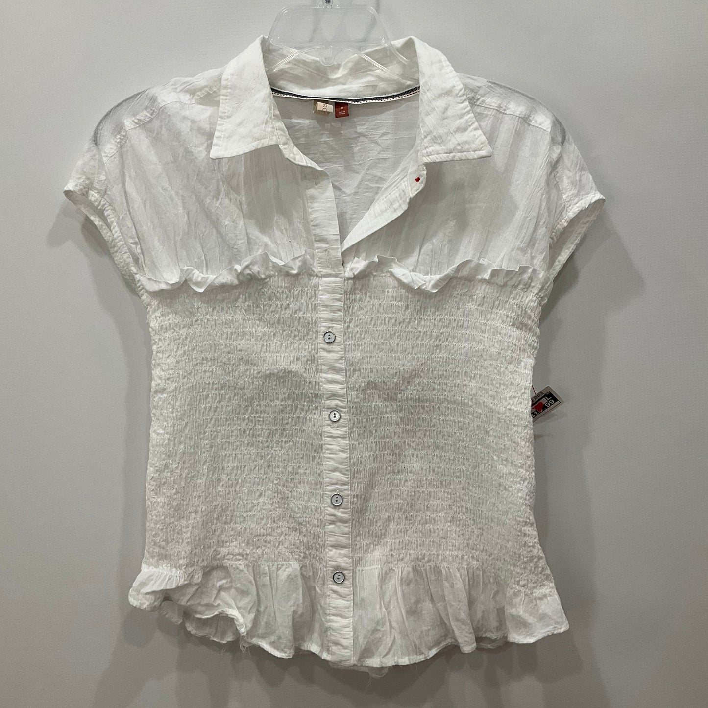 Top Short Sleeve By Pilcro In White, Size: M