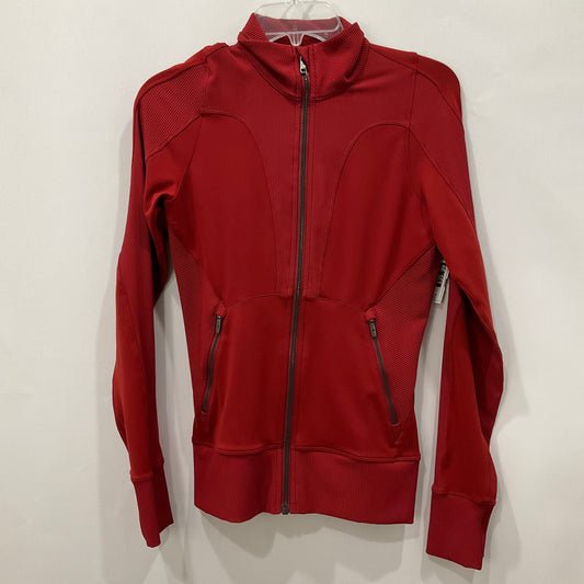 Athletic Jacket By Lululemon In Red, Size: 6