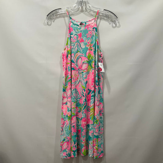 Pink Dress Casual Short Lilly Pulitzer, Size Xxs