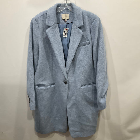 Coat Peacoat By Loft In Blue, Size: Xl