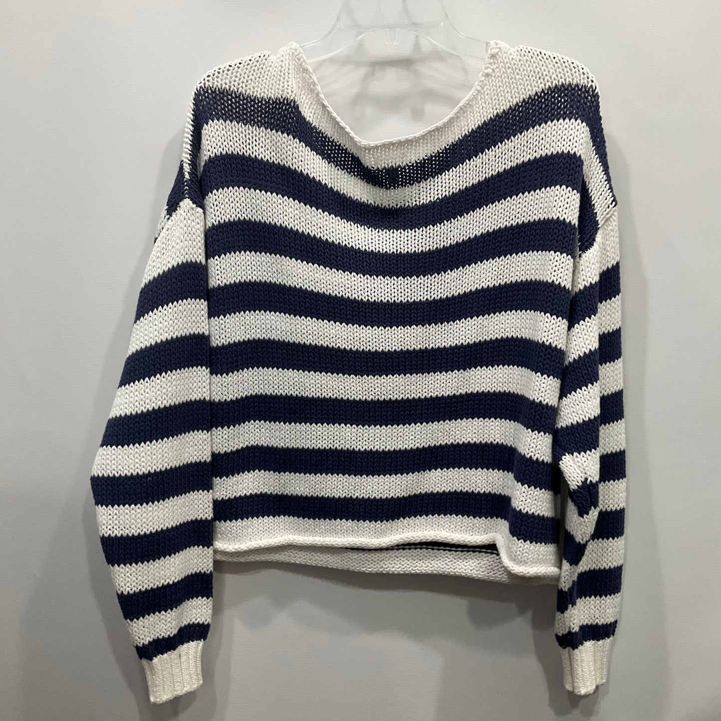 Sweater By Aerie In Striped Pattern, Size: L