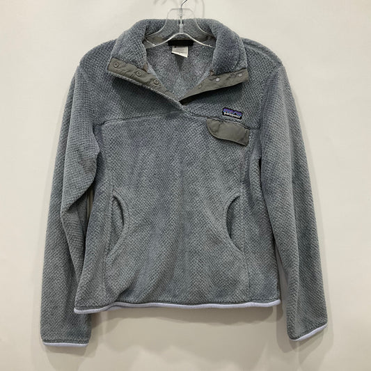 Sweatshirt Collar By Patagonia In Grey, Size: S