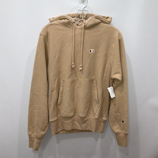 Sweatshirt Hoodie By Champion In Tan, Size: Xs