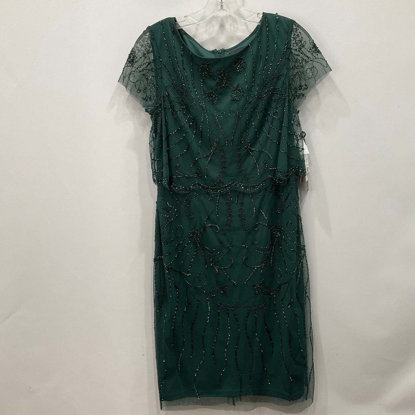 Dress Party Midi By Adrianna Papell In Green, Size: 8