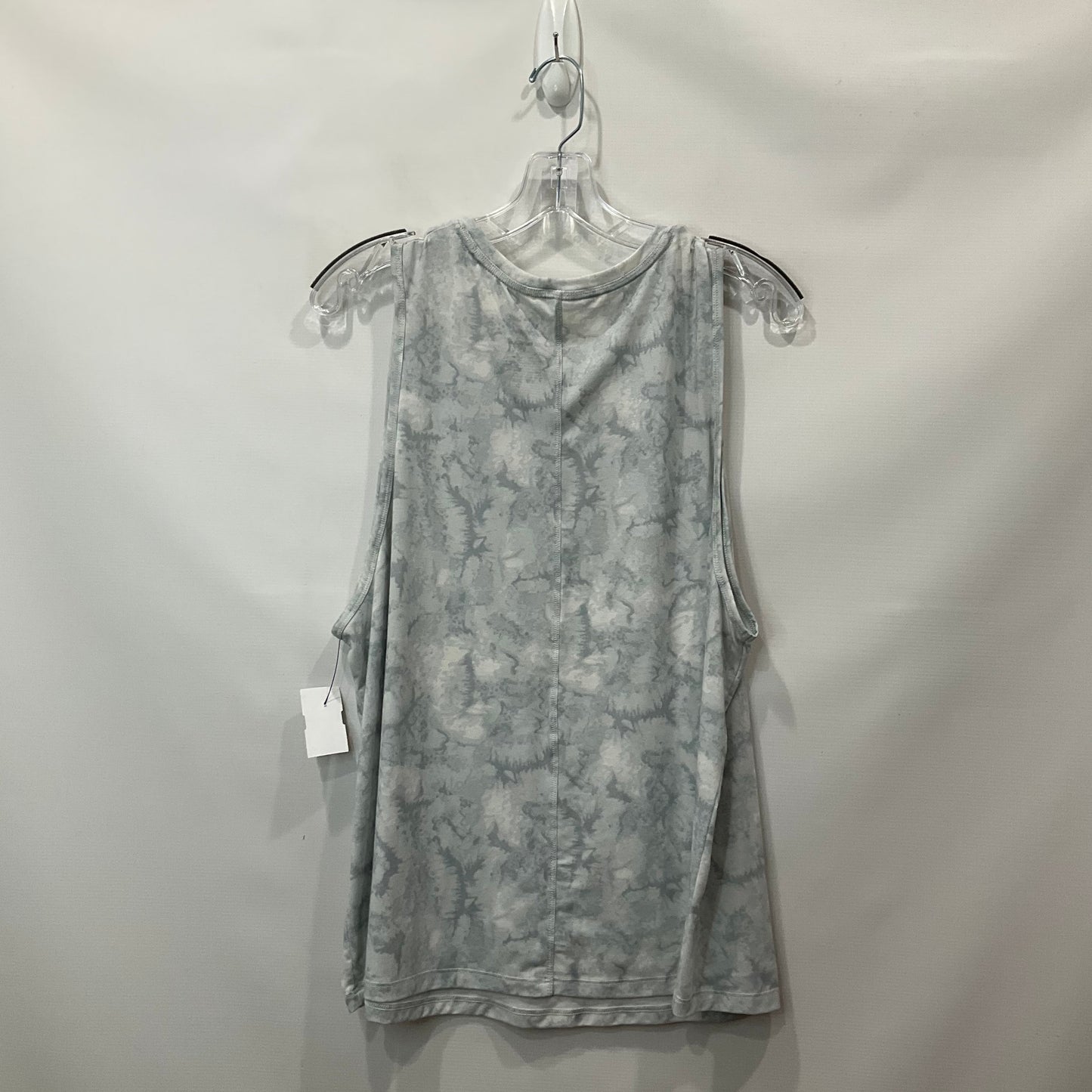 Grey & White Athletic Tank Top All In Motion, Size 2x