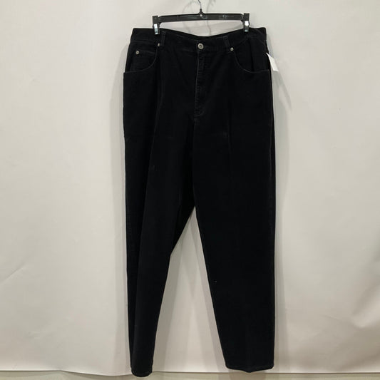 Pants Corduroy By Liz Claiborne In Black, Size: 16