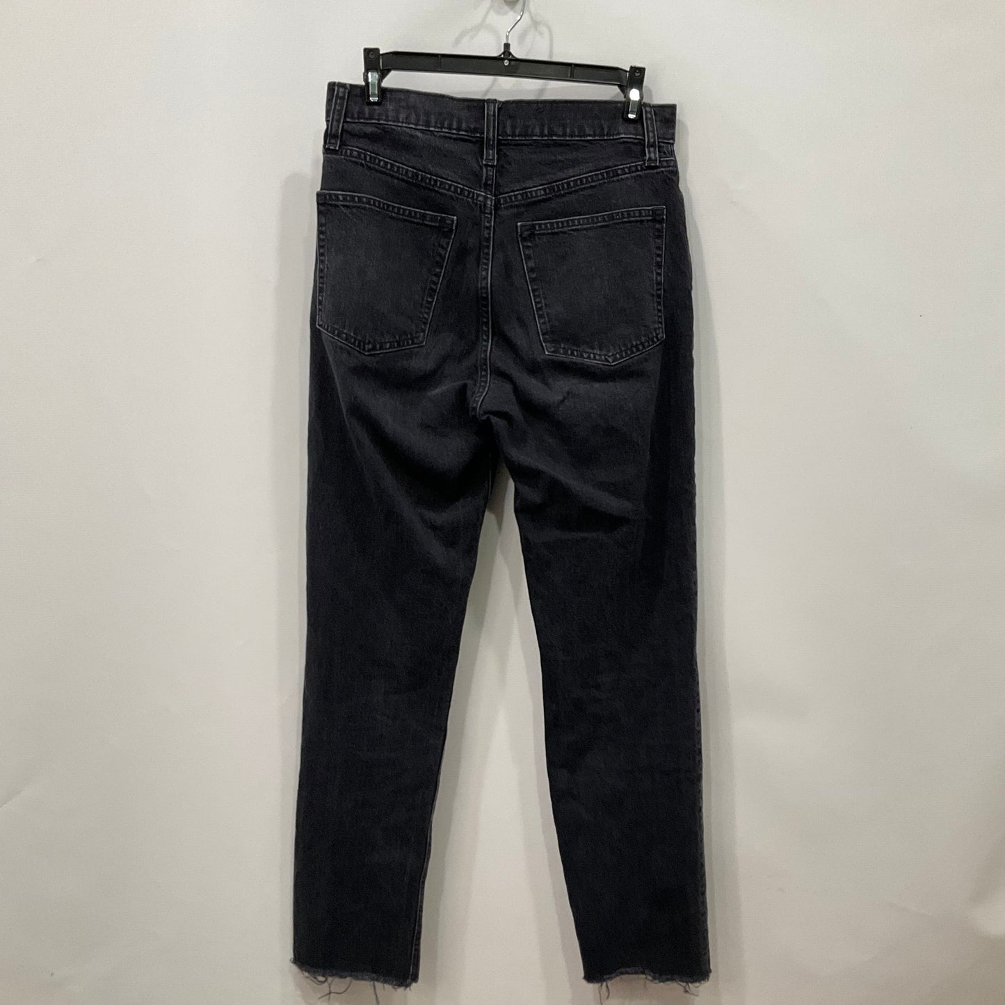 Jeans Straight By Gap In Black, Size: 4