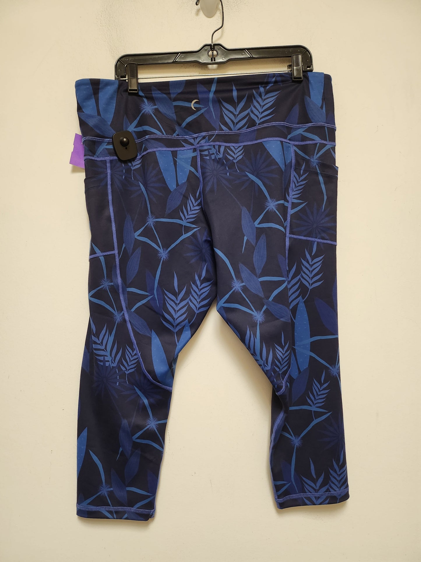 Blue Athletic Leggings Capris Zyia, Size 2x