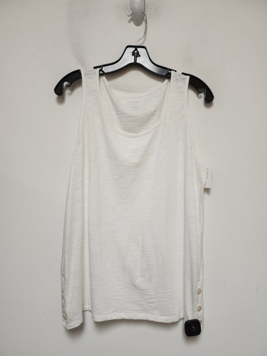 White Top Sleeveless Chicos, Size M