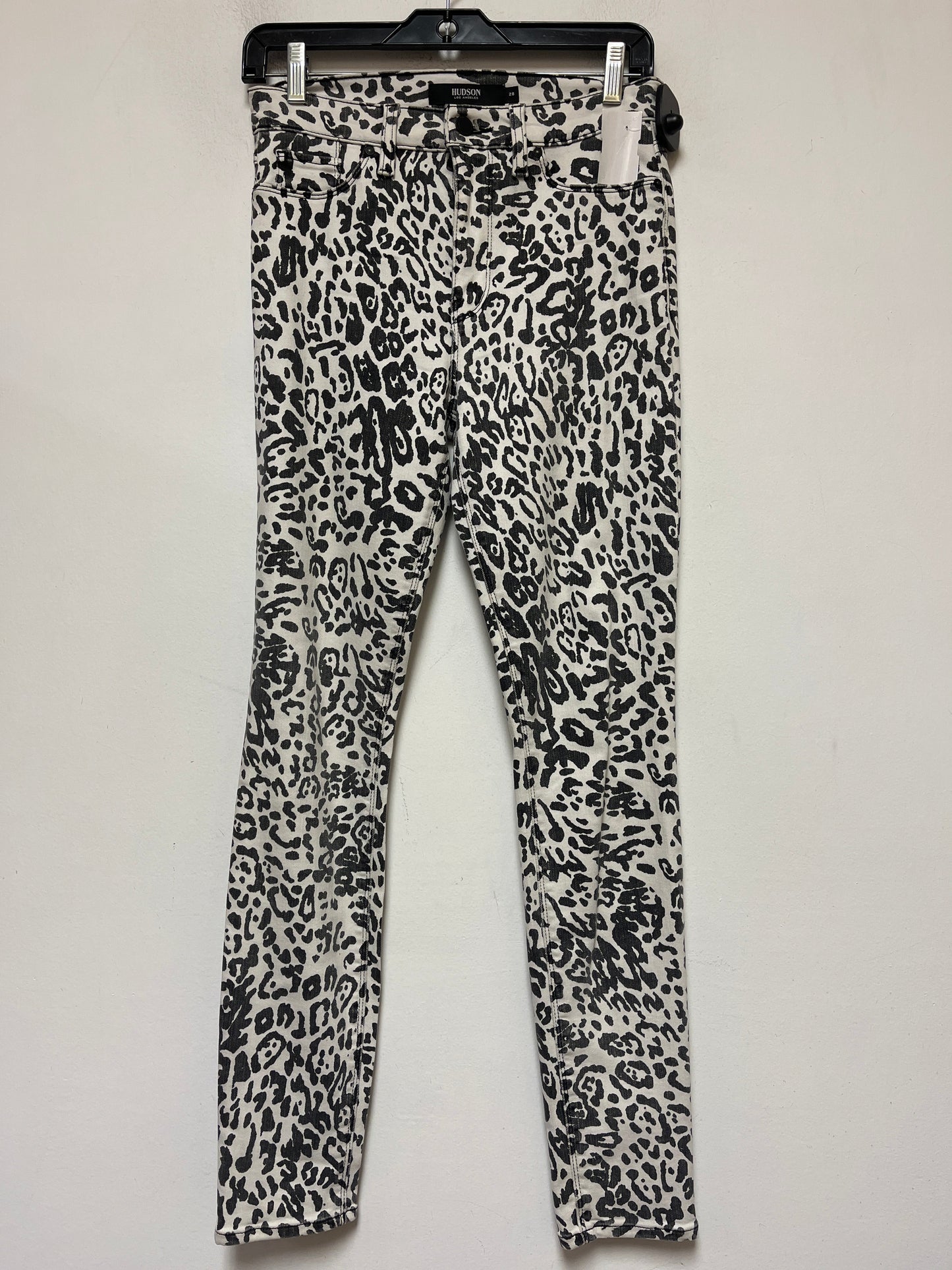 Animal Print Jeans Skinny Hudson, Size 6