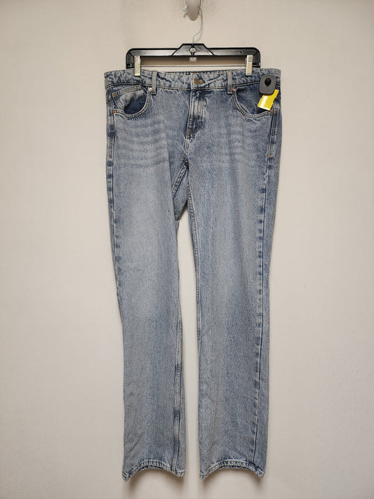 Jeans Straight By Zara In Blue Denim, Size: 10