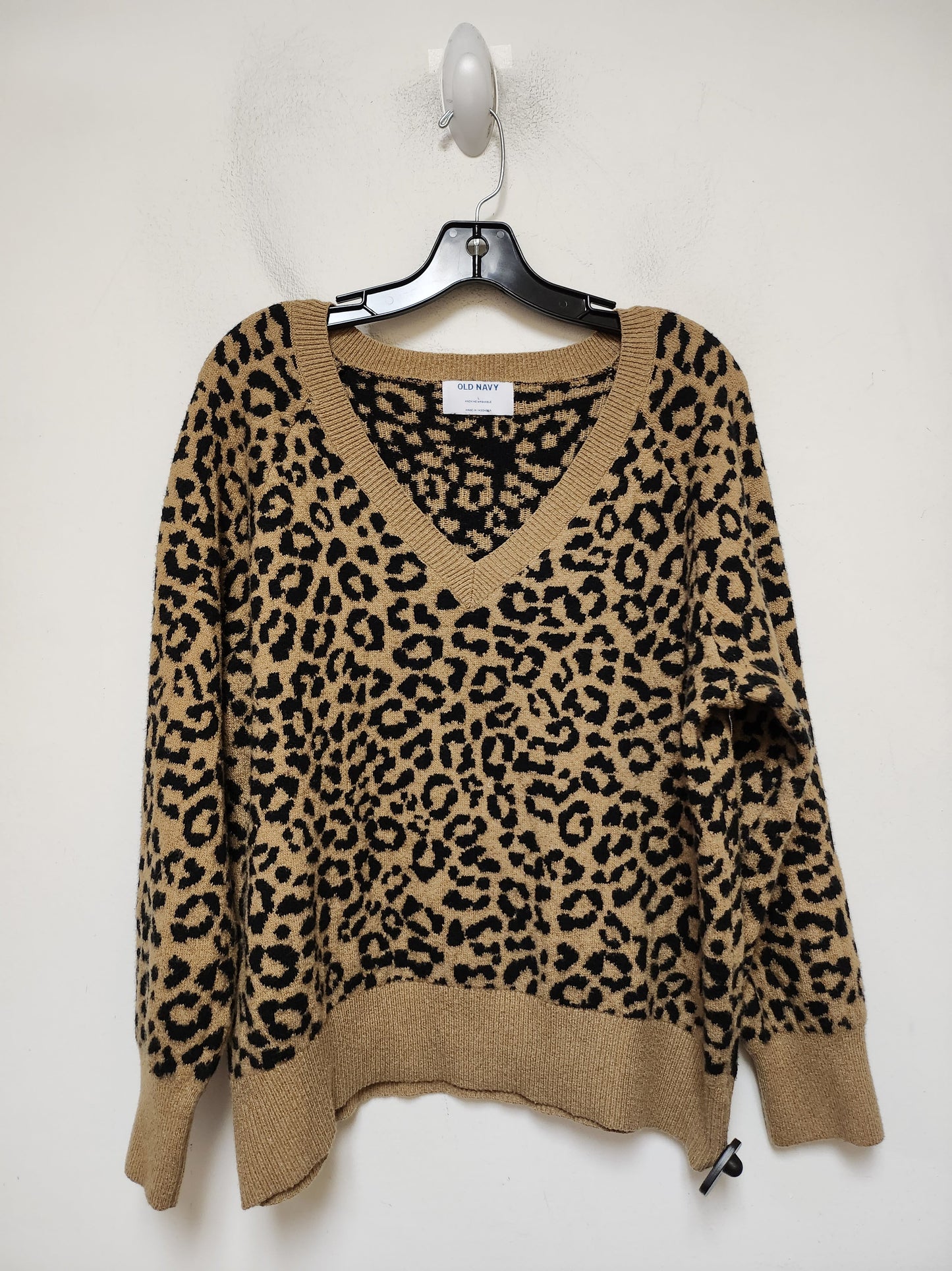 Sweater By Old Navy In Animal Print, Size: L