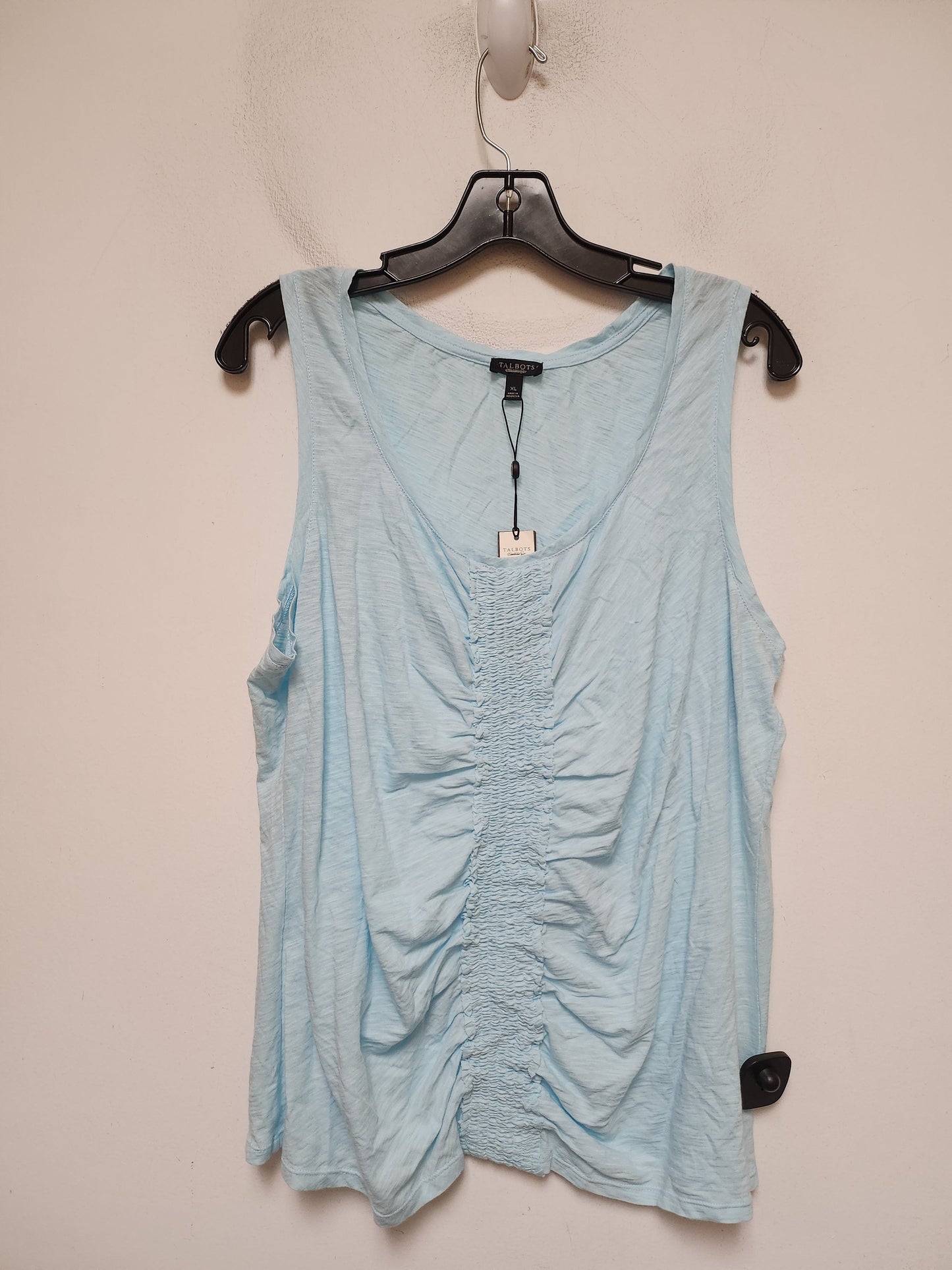 Top Sleeveless By Talbots In Blue, Size: Xl