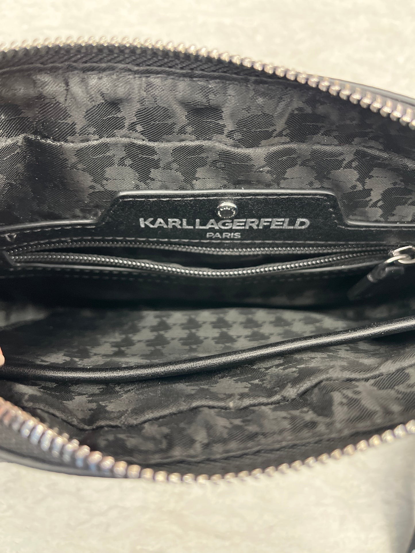 Crossbody Designer By Karl Lagerfeld, Size: Small