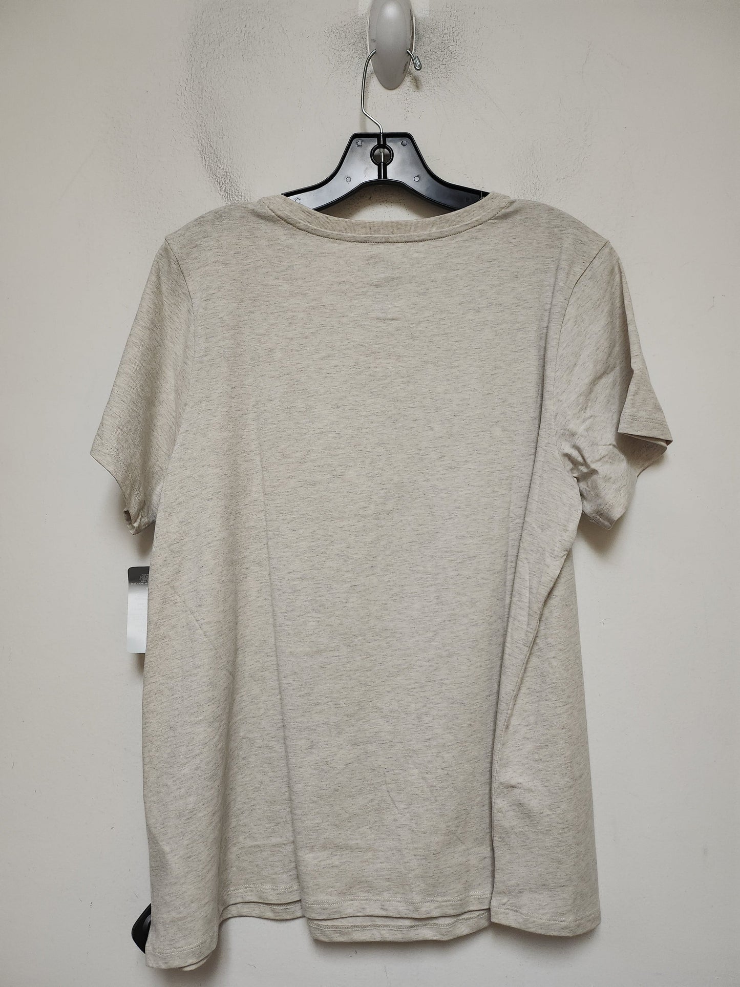 Top Short Sleeve Basic By Walt Disney In Tan, Size: L