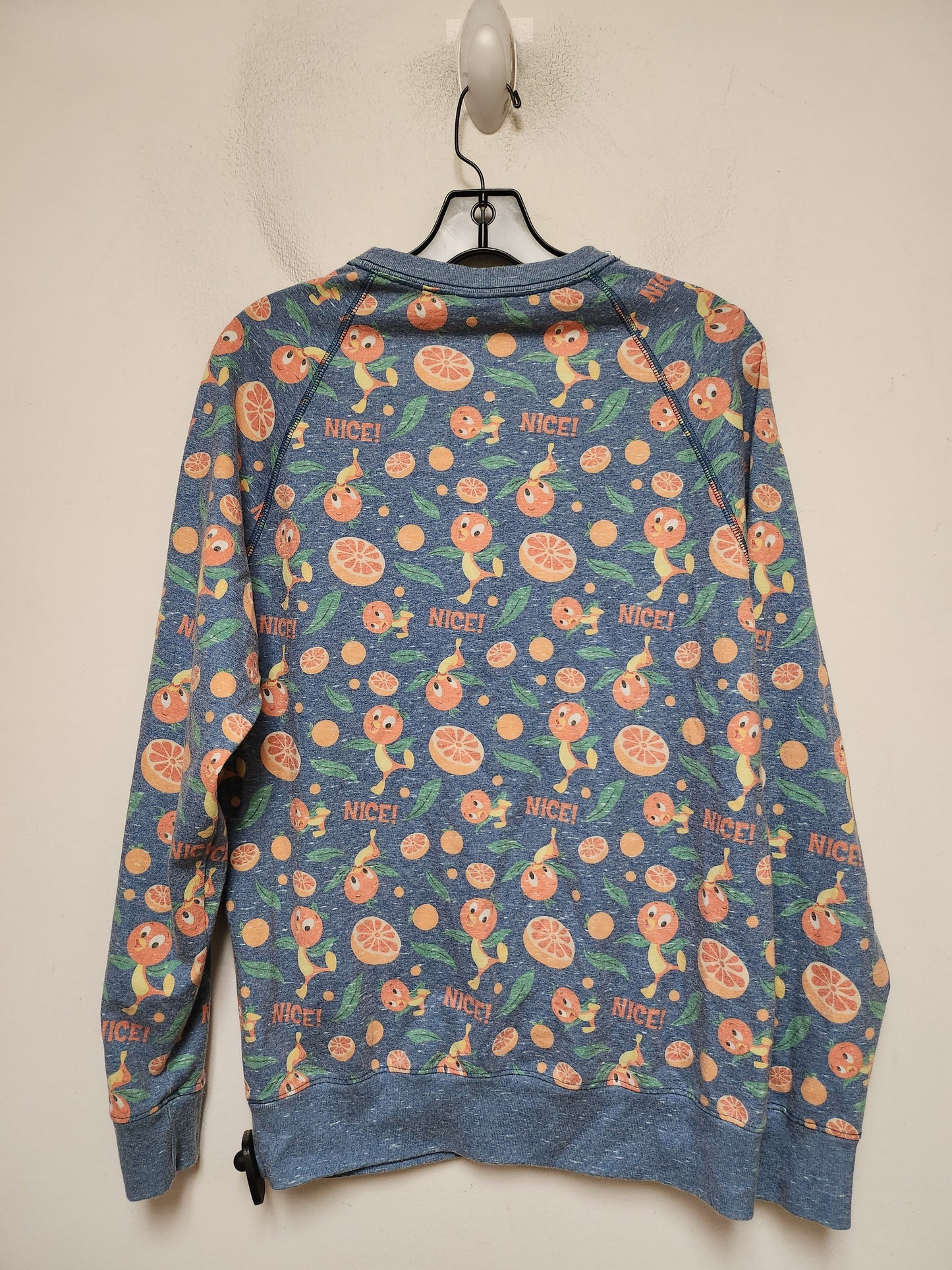 Top Long Sleeve By Walt Disney In Blue & Orange, Size: S