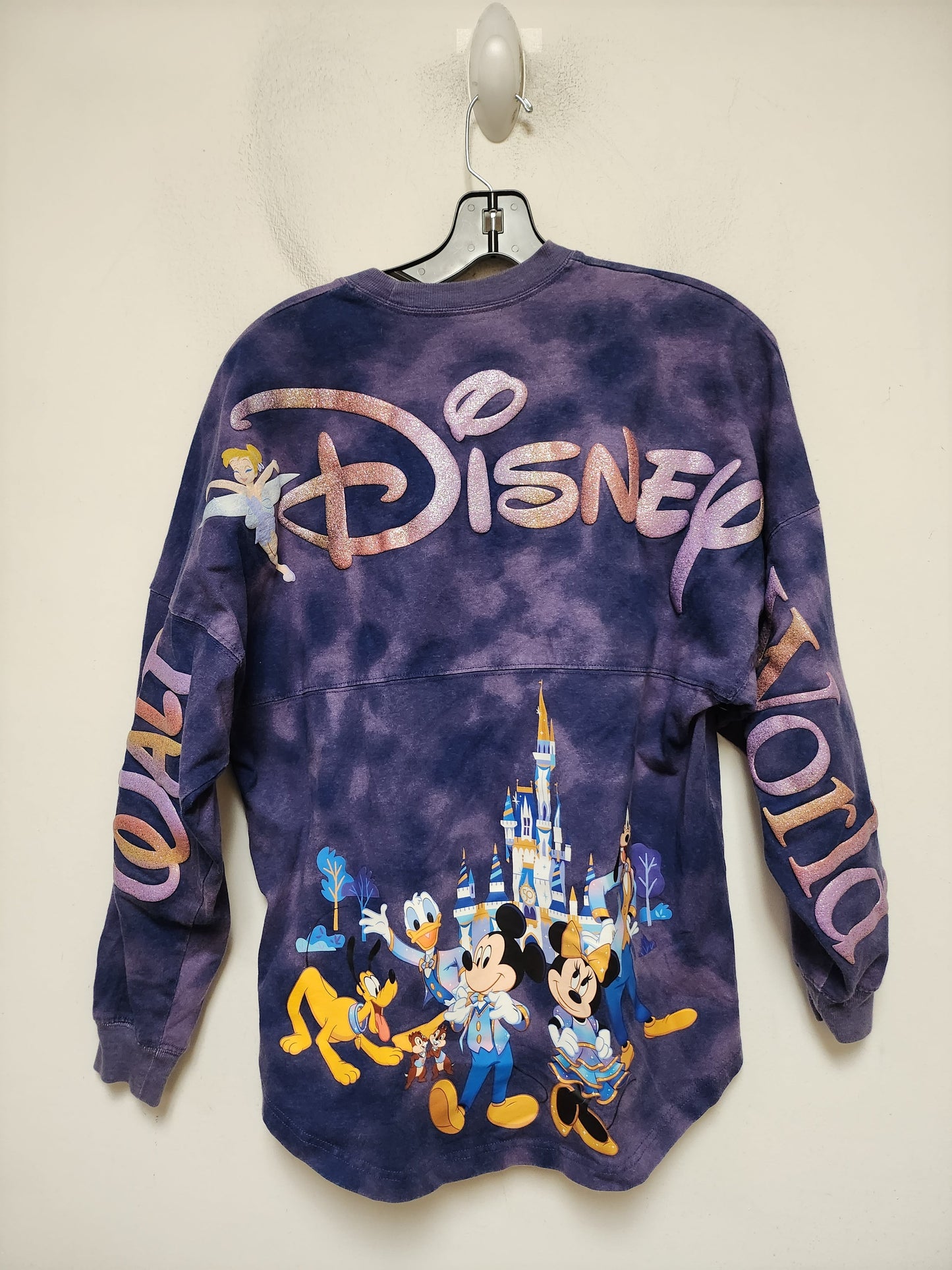 Top Long Sleeve By Walt Disney In Purple, Size: Xs