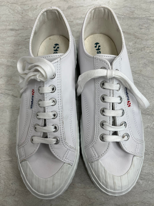 Shoes Sneakers By Superga In White, Size: 6.5