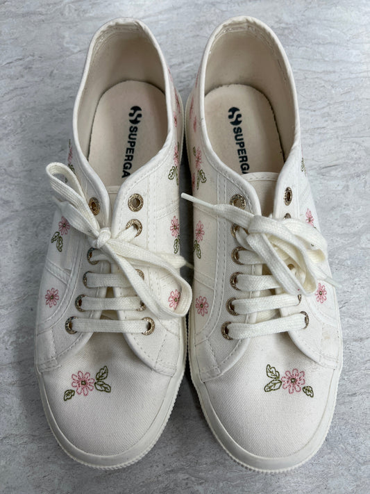 Shoes Sneakers By Superga In Floral Print, Size: 9