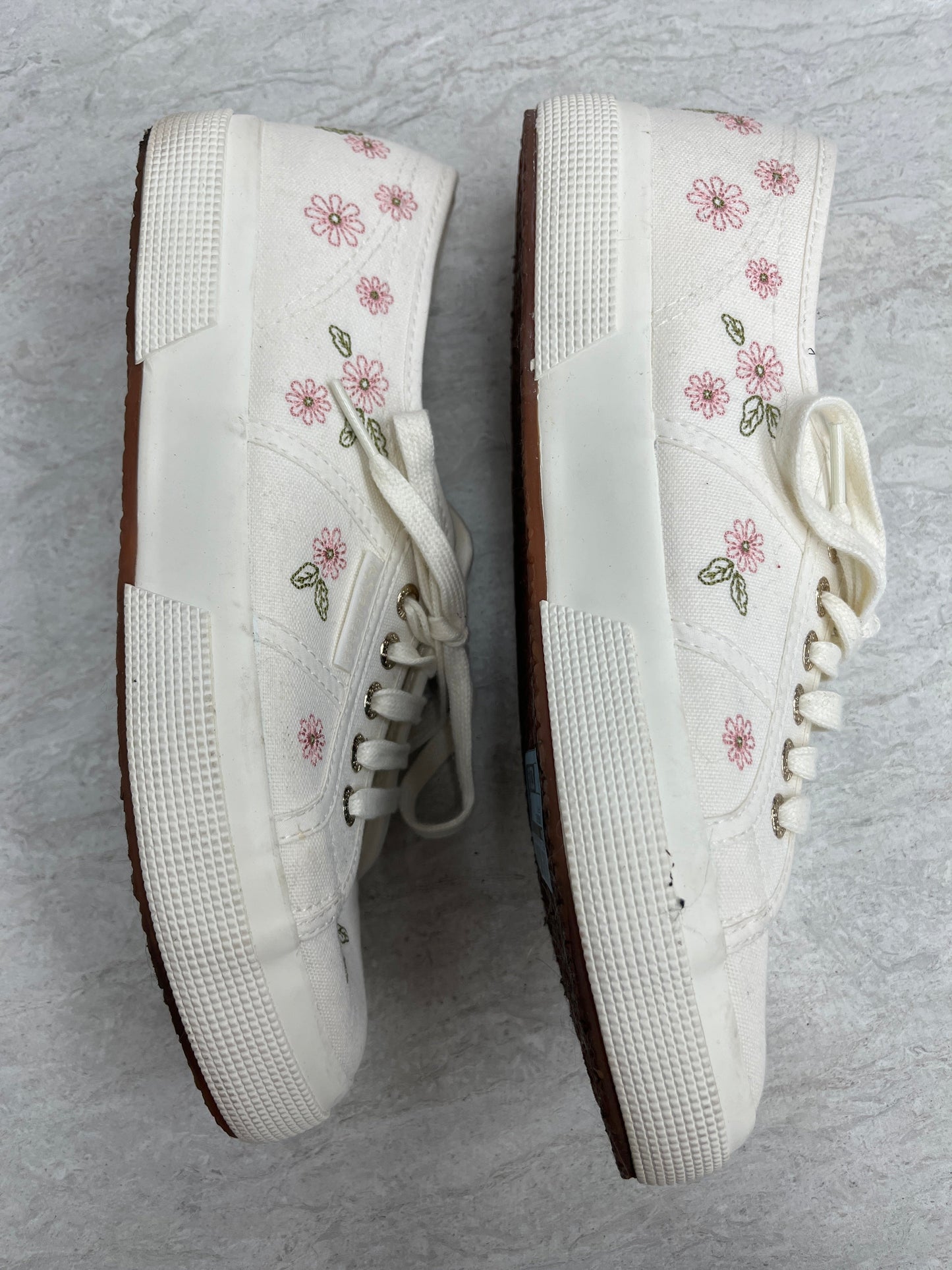 Shoes Sneakers By Superga In Floral Print, Size: 9