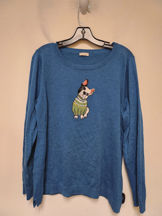 Sweater By Talbots In Blue, Size: M