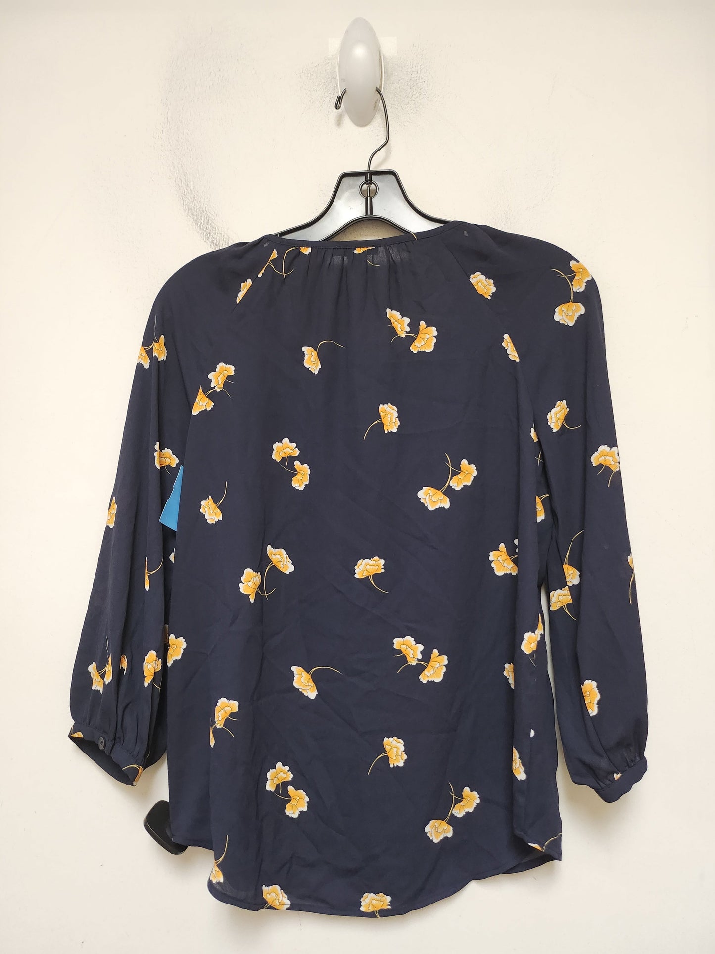 Top Long Sleeve By Ann Taylor In Floral Print, Size: Xsp