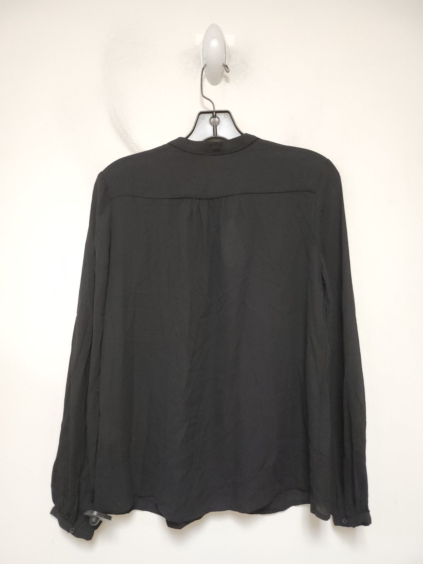 Top Long Sleeve By Banana Republic In Black, Size: Xs