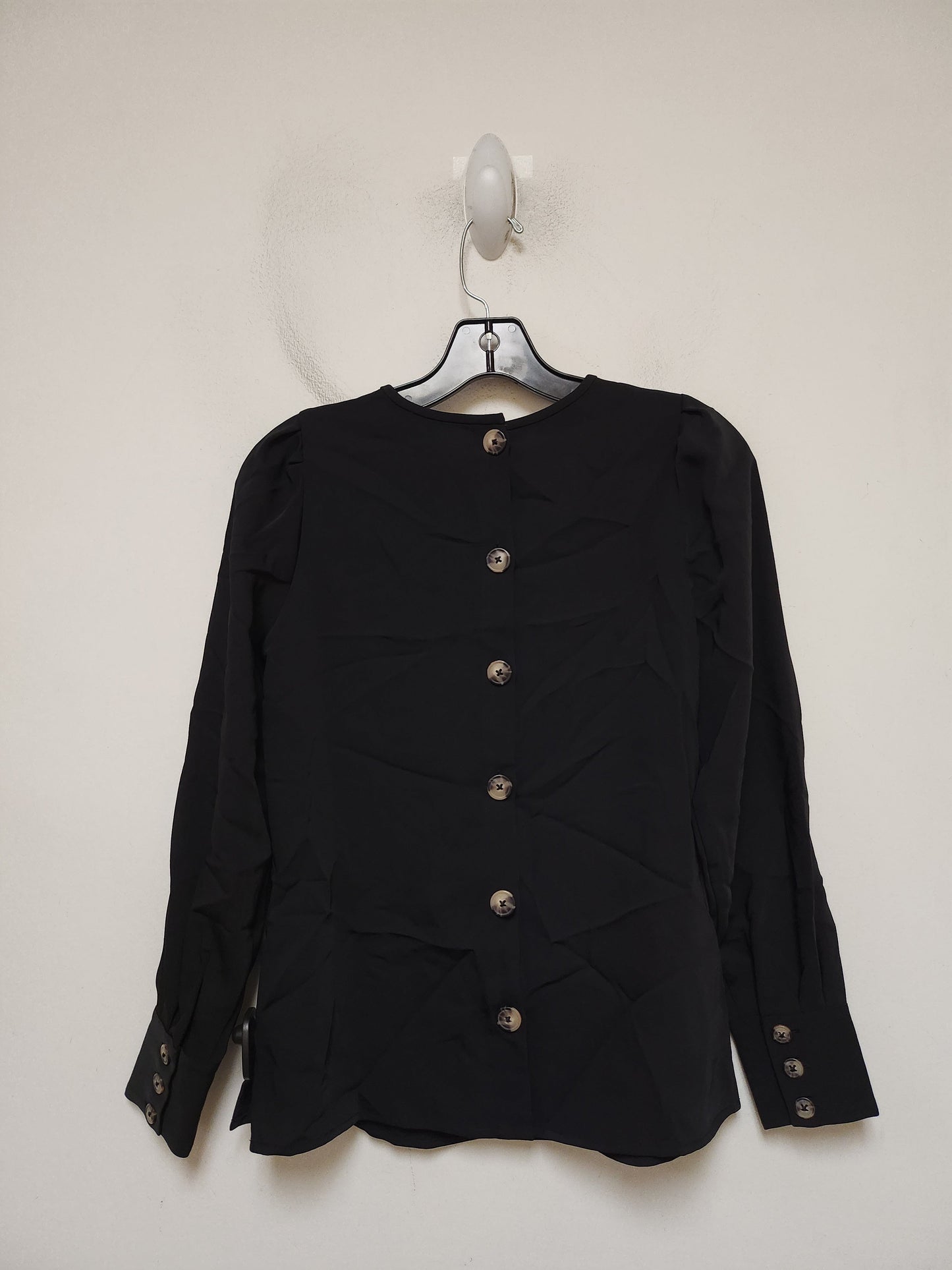 Top Long Sleeve By Ann Taylor In Black, Size: Xsp