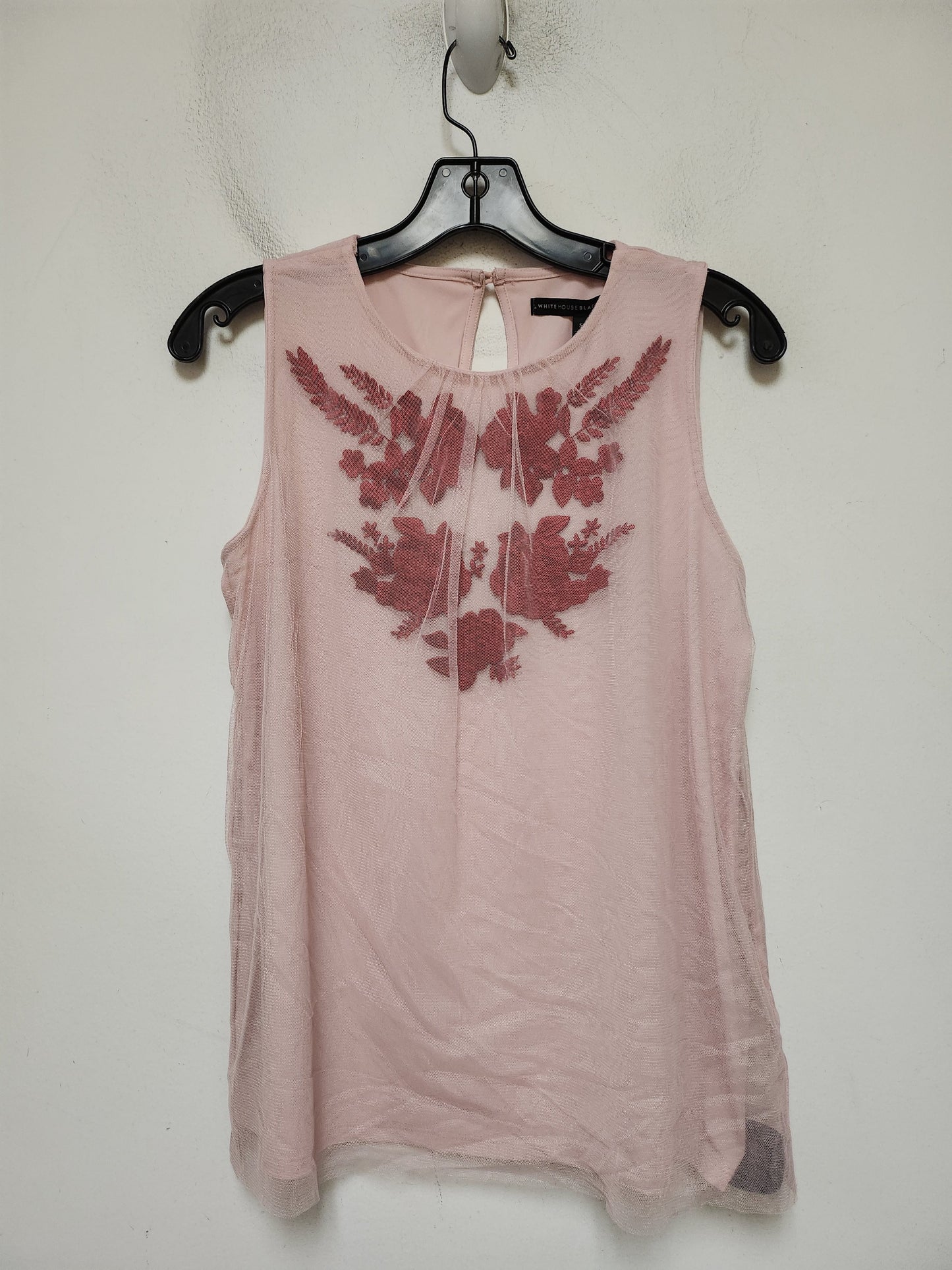 Top Sleeveless By White House Black Market In Pink, Size: S