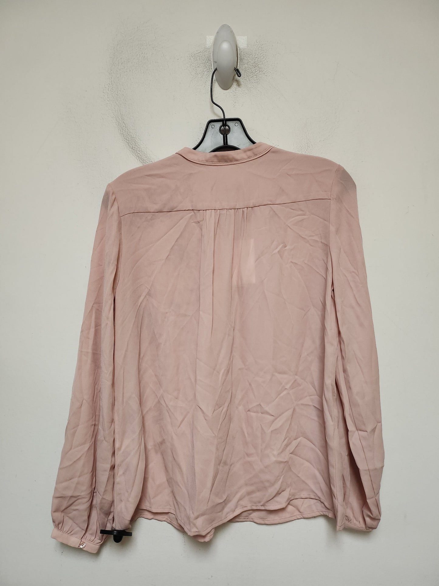 Top Long Sleeve By Banana Republic In Pink, Size: Xs