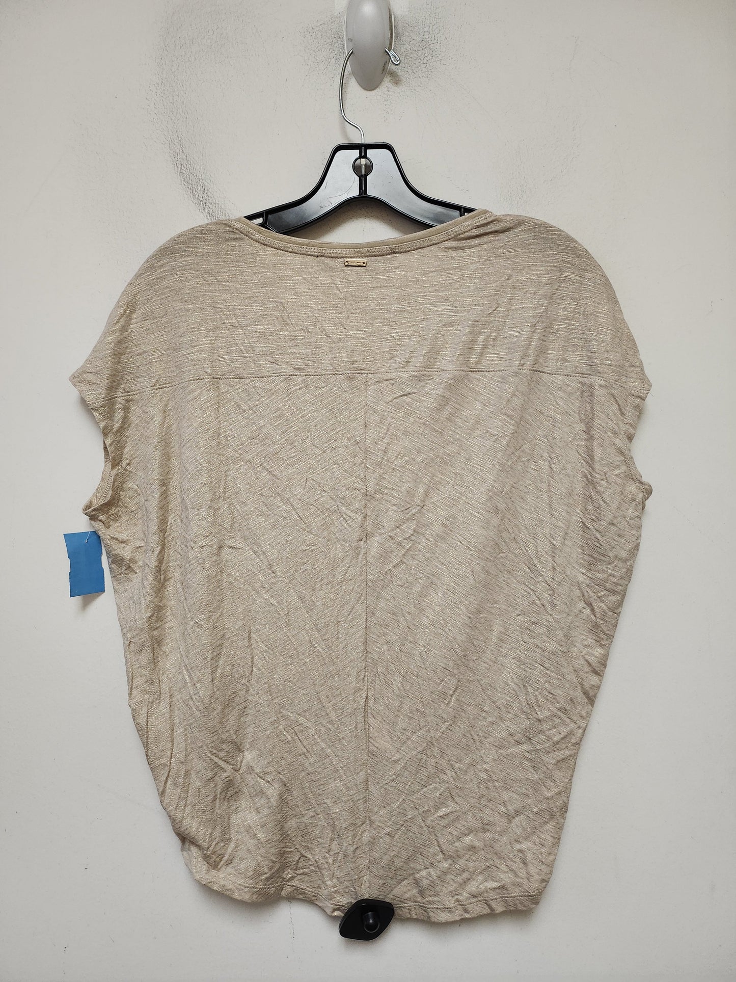 Top Short Sleeve By White House Black Market In Tan, Size: Xsp