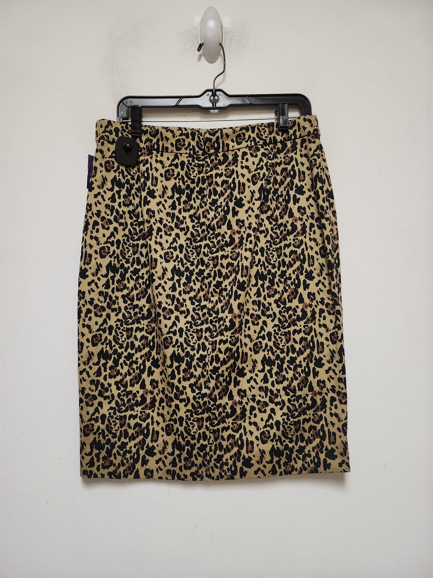 Animal Print Skirt Midi J. Crew, Size 8