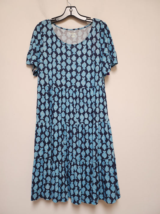 Blue Dress Casual Midi Lilly Pulitzer, Size M
