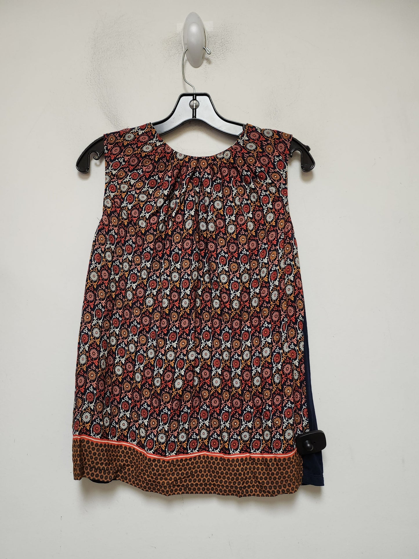 Floral Print Top Sleeveless Anthropologie, Size Xs