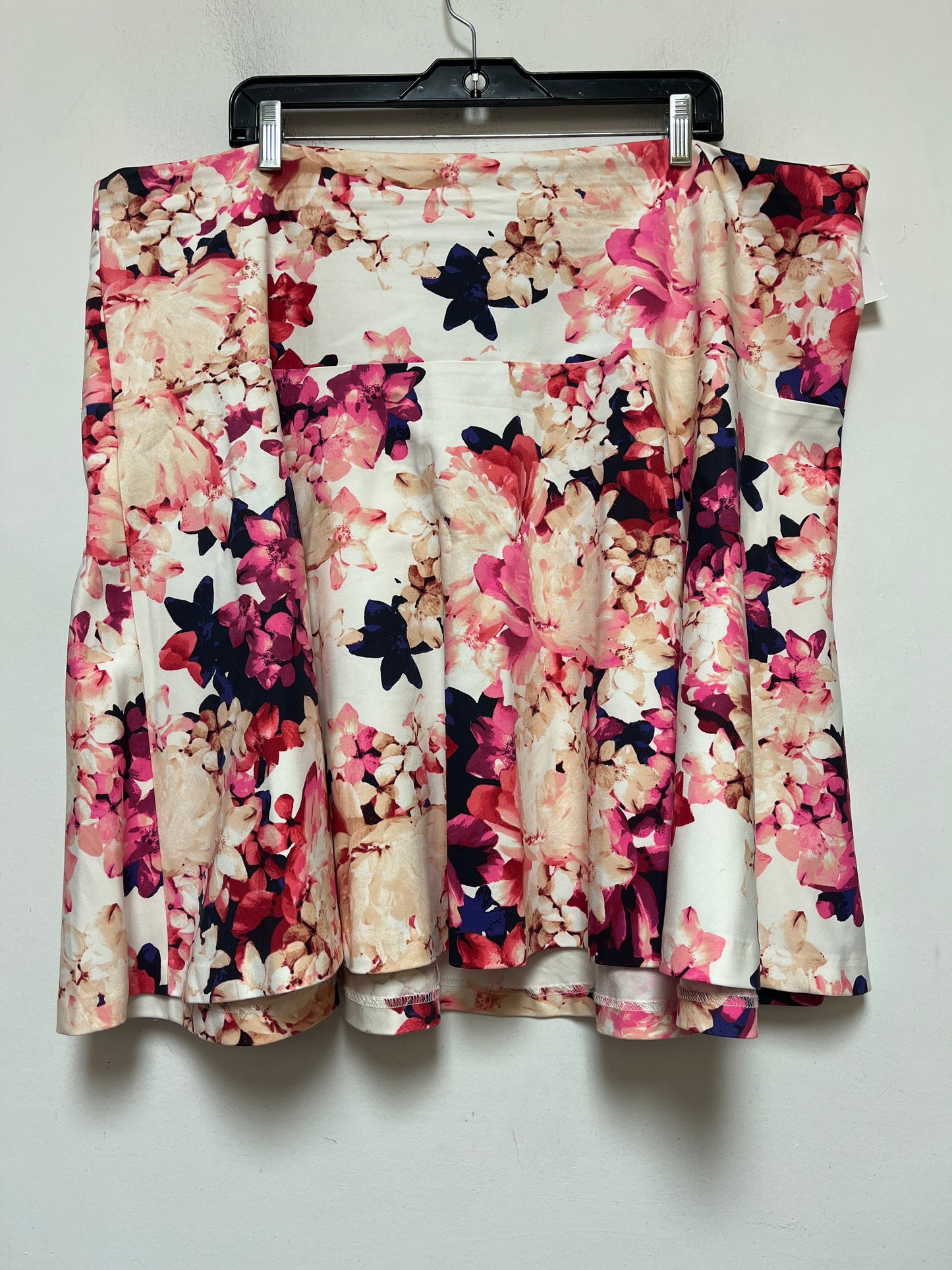 Floral Print Skirt Mini & Short Lane Bryant, Size 24