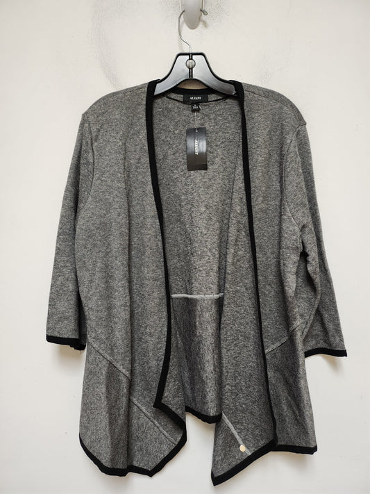 Sweater Cardigan By Alfani In Black & White, Size: Xl