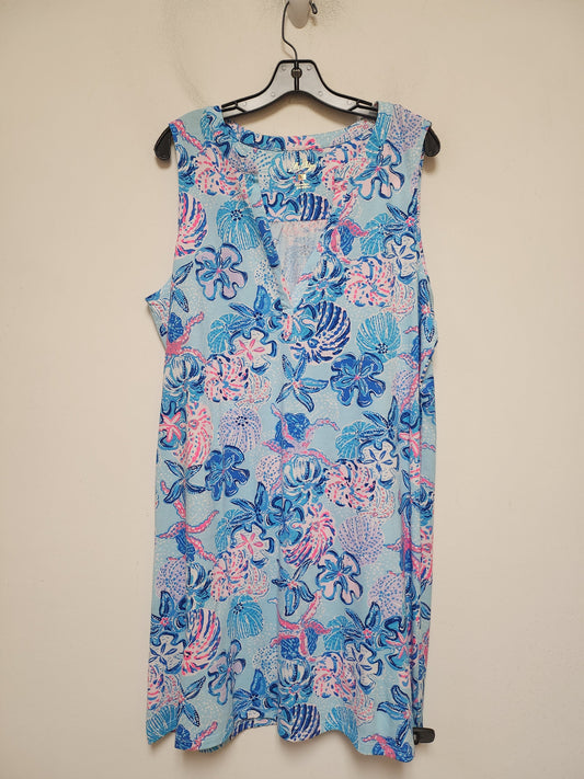 Dress Designer By Lilly Pulitzer In Nautical Print, Size: Xl