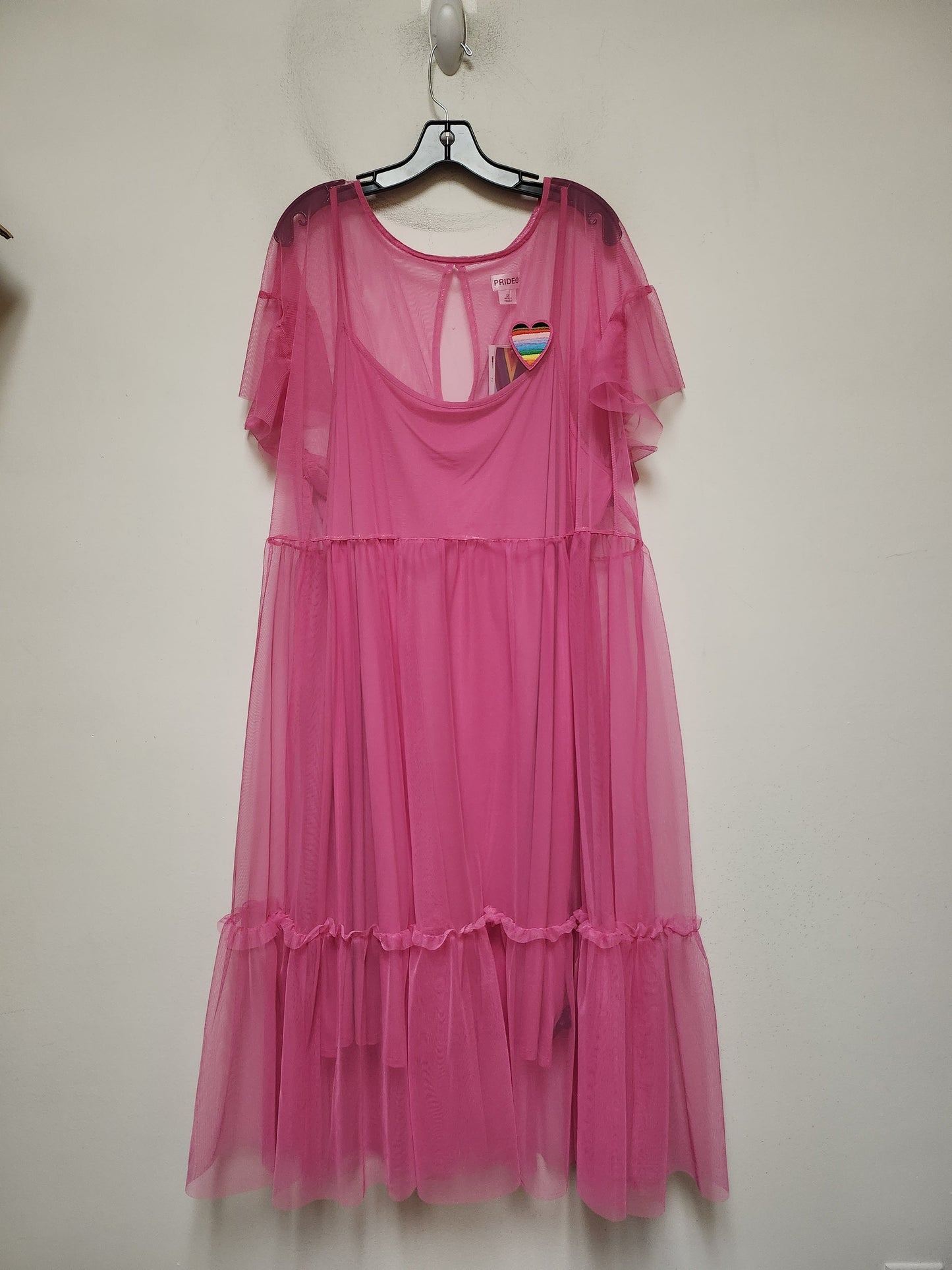 Dress Casual Maxi By Target In Pink, Size: 2x