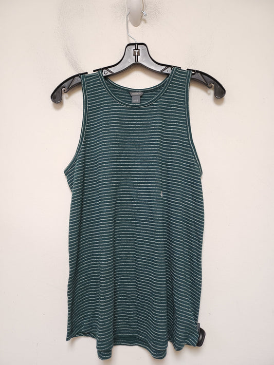 Top Sleeveless By Eddie Bauer In Striped Pattern, Size: S