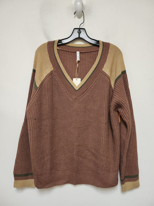 Sweater By Wishlist In Brown, Size: M